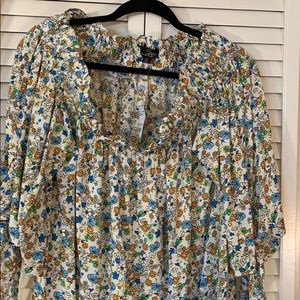 Susan Betro Floral Blouse / NWT